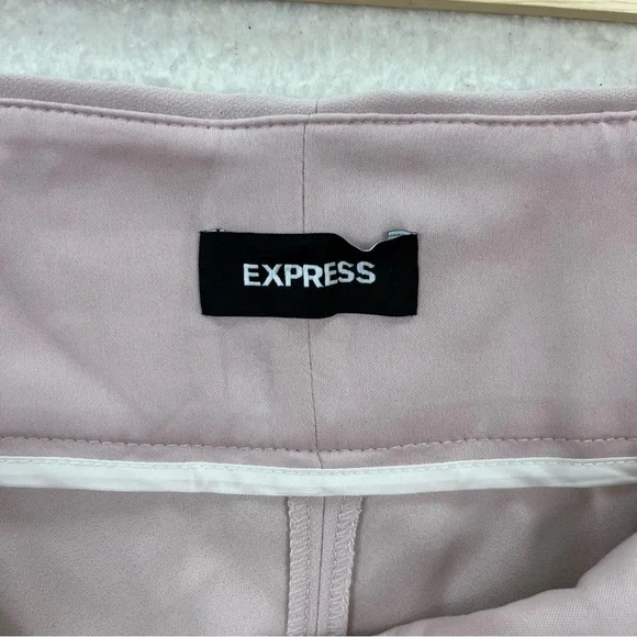 NWT Express Light Pink Ankle Super High Rise Pants Size 16S - Picture 7 of 9